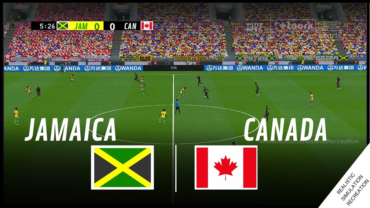 JAMAICA Vs CANADA | CONCACAF Nations League • Simulation & Recreation ...