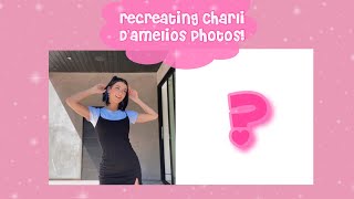 recreating Charli D'amelio's photos! || angelicfro