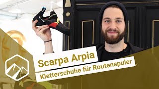 Scarpa Arpia: Kletterschuhe für Routenspuler | Bergzeit