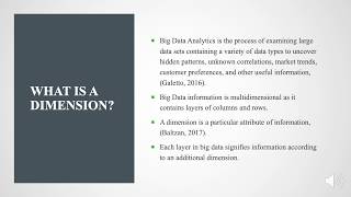 Multidimensional Data Analysis