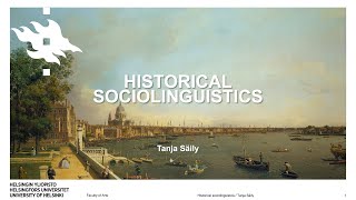 Historical sociolinguistics