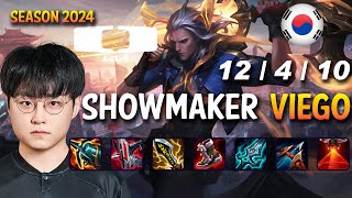 DK ShowMaker VIEGO vs SYLAS Mid - Patch 14.22 KR Ranked | lolrec