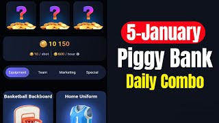 Piggy Bank Daily Combo 5 January | Piggy Bank Combo Today | Piggy Bank Airdrop