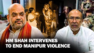 Manipur Violence: Amit Shah intervenes, talks to CM Biren Singh; Army helping, restoring law & order