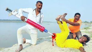 Must Watch Funniest Comedy Video 2023 New Doctor Funny Injection Wala Comedy Video Ep 03
