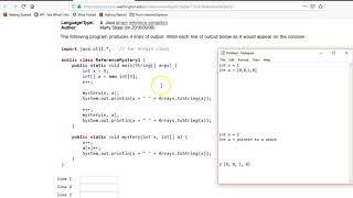 Building Java Programs Self-Check 7.19 ReferenceMystery1
