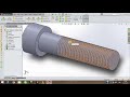 solid works video_19 creating threads using swept cut