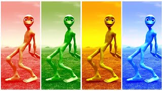 Alien dance red vs green vs yellow vs blue #51