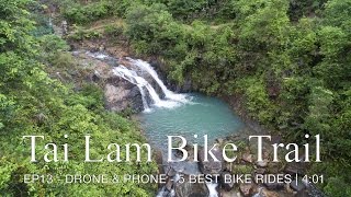 Tai Lam Bike Trail - A long downhill followed a ride around the reservoir