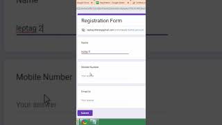 Google Forms, With Auto Generate Reference Numbers When Submitted.