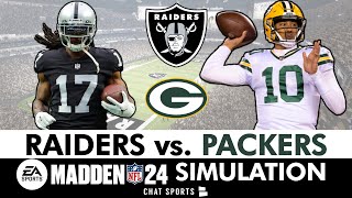 Raiders vs. Packers Simulation LIVE Reaction & Highlights (Madden 24 Rosters) | NFL Week 5