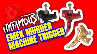 Infamous Gen 3 EMEK Murder Machine Trigger Review | Lone Wolf Paintball Michigan