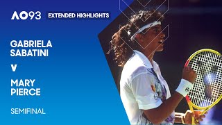 Gabriela Sabatini v Mary Pierce Extended Highlights | Australian Open 1993 Quarterfinal