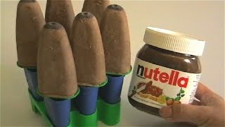 Real Nutella Milk Popsicles Recipe  DIY How to Make Zoku Pop Chocolate Ice Cream Recipe