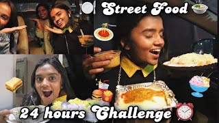 Eating only STREET FOOD for 24 hours | thebrowndaughter