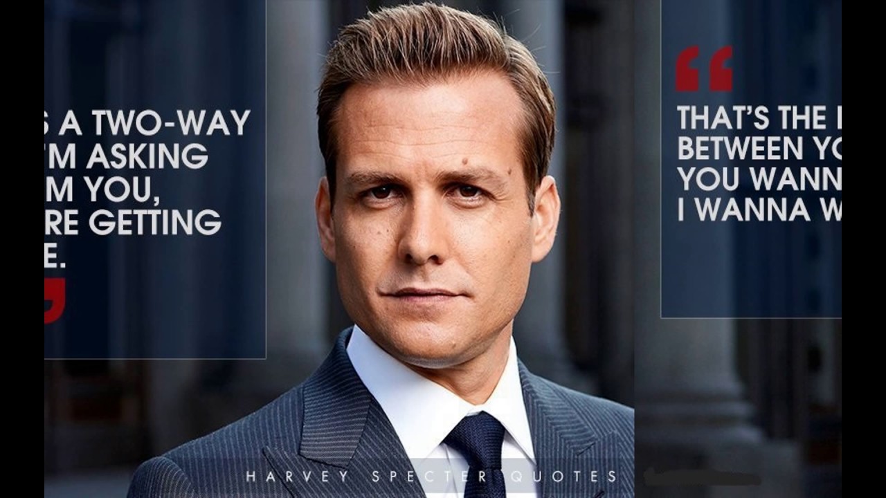 Harvey Specter | SUITS | Best Motivational And Inspiring Quotes - YouTube