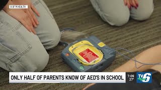 Doctors recommend equipping schools with AEDs