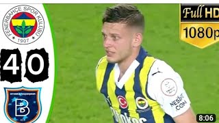 Fenerbahçe 4-0 Başakşehir Maç Özeti