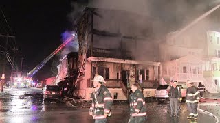 Man hospitalized after jumping from burning apartment building in Hazleton