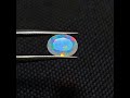 faceted welo opal 1.25ct neon sparks oval 9x7mm