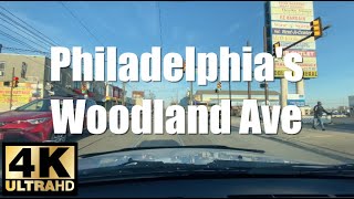 Driving Tour Philadelphia's Woodland Ave in 4K | Southwest Elmwood Park to Kingsessing (Narrated)