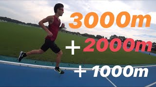 5000m15分台に向けて！3＋2＋1