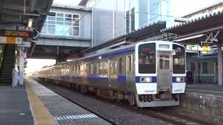 水戸線415系K537編成　友部駅発車