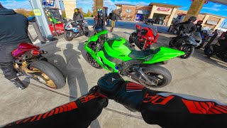 $45,000 KAWASAKI ZX10RR FULL THROTTLE | DESTROYS EVERYBODY