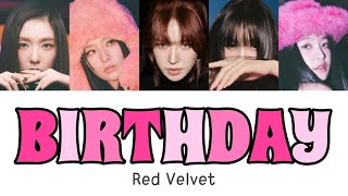 【かなるび/日本語字幕】Redvelvet - BIRTHDAY