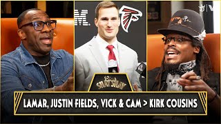Cam Newton on Kirk Cousins $180M Contract: Falcons Could’ve Got Lamar, Justin Fields, Vick & Him