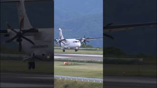 コウノトリ但馬空港　ATR42-600 #Shorts