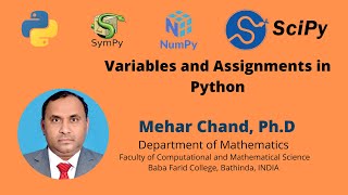 Lecture -14: Variable and Assignment in Python