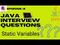 Java Interview Questions And Answers | Static Variable Java | Count The Number Of Objects