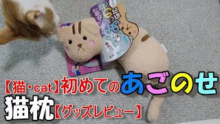 【猫・cat】ドギーマン あごのせ猫枕【グッズレビュー】