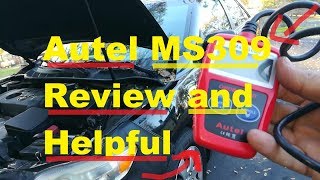 AUTEL MS309 Obd2 Car Scanner Review▶️ How to Reset Check Engine Light with OBD2 Reader