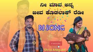 ನೀ ಮಾವ ಅನ್ನ ಜೀವ ಕೊಡಲಾಕ ರೆಡೀ|Balu Belagundi New DJ Janapada Song|Dj remix song|#uttarkarnatak