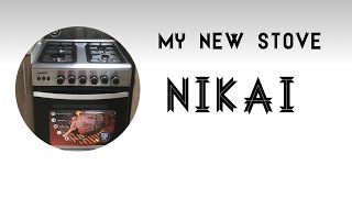 Nikai 4 burner Gas cooker with Oven