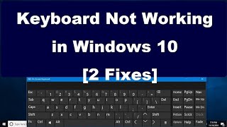 How to fix laptop keyboard keys not working windows 10   #keyboard #laptop #pc #english