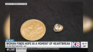 Grieving mother finds 3.09-carat diamond at Crater of Diamonds State Park