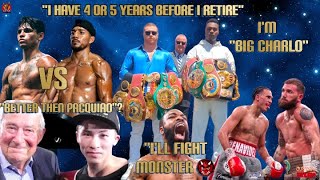 CANELO SAYS HE HAS 4 OR 5 YEARS LEFT 🤔| JERMELL CHARLO WILLING TO FIGHT BENAVIDEZ AND PLANT AT 168