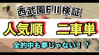 『競輪』ミッドナイトの二車単5通り初心者必見！？検証結果はいかに。