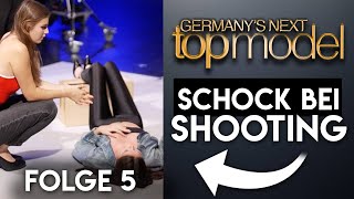 ZUSAMMENBRUCH: Model SCHOCK bei Shooting - Drama um Kandidatin bei GNTM 2025 | Folge 5