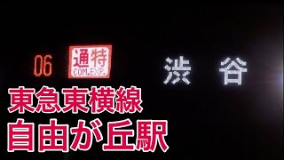 5050系 通勤特急 渋谷行き(COM.EXP. SHIBUYA)東急東横線 自由が丘駅 TOYOKO LINE