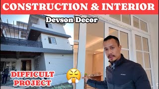 WHY THIS PROJECT WAS DIFFICULT TO WORK ON 🤔? INTERIOR \u0026 CONSTRUCTION DONE BY DEVSON DECOR