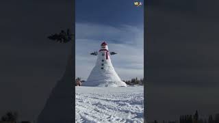 Did You Know? ☃️ The Largest Snowman in the World!