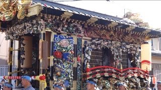 鹿沼ぶっつけ秋祭り　久保町の彫刻屋台