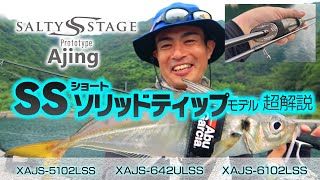 【ソルティーステージプロトタイプ アジング】SSショートソリッドモデル実釣解説