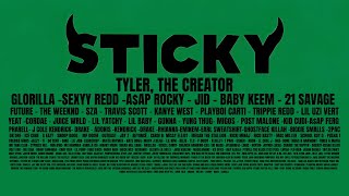 Sticky by Tyler, The Creator... but it literally features everyone