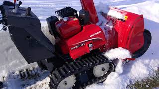 HONDA HSM1380i HYBRID předváděcí akce SNOW BLOWER