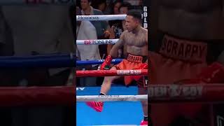 Scrappy Ramirez knocks his opponent OUT OF THE RING 🤯 #shorts